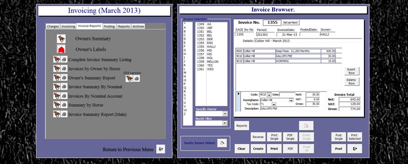 After creating invoices you can view your invoice reports or review each invoice in our browser.